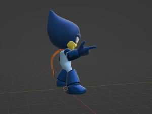 Oilman - Megaman Powered up 3D Model