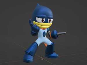 Oilman - Megaman Powered up 3D Model