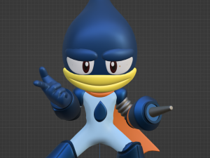 Oilman - Megaman Powered up 3D मॉडल