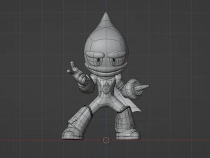 Oilman - Megaman Powered up 3D Model