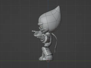 Oilman - Megaman Powered up 3D Model