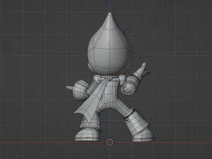 Oilman - Megaman Powered up 3D Model