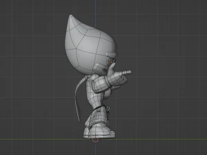 Oilman - Megaman Powered up 3D Model