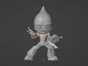 Oilman - Megaman Powered up 3D Model