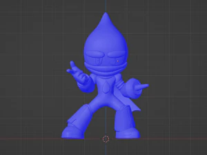 Oilman - Megaman Powered up 3D Model