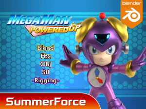Timeman - Megaman Powered up 3D Model