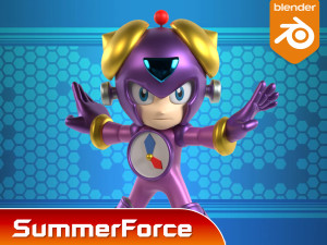 Timeman - Megaman Powered up 3D मॉडल