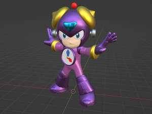 Timeman - Megaman Powered up 3D मॉडल