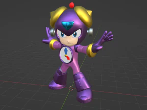 Timeman - Megaman Powered up 3D Model