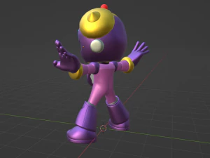 Timeman - Megaman Powered up 3D Model