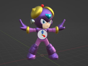 Timeman - Megaman Powered up 3D मॉडल