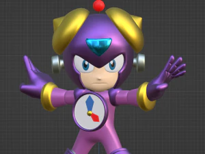 Timeman - Megaman Powered up 3D Model