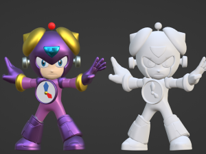 Timeman - Megaman Powered up 3D मॉडल