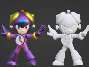 Timeman - Megaman Powered up 3D Model