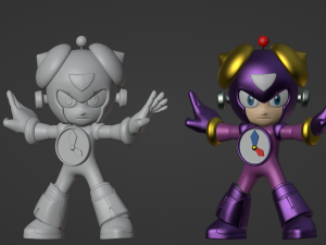 Timeman - Megaman Powered up 3D मॉडल
