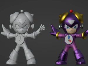 Timeman - Megaman Powered up 3D Model