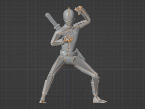 Red Aquitian Ranger - Mighty Morphin Alien Rangers Modello 3D