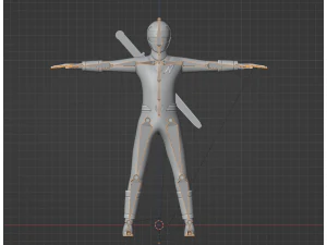 Red Aquitian Ranger - Mighty Morphin Alien Rangers 3D Model