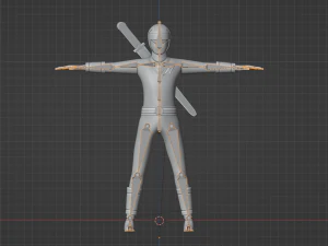 Yellow Aquitian Ranger - Mighty Morphin Alien Rangers 3D Model
