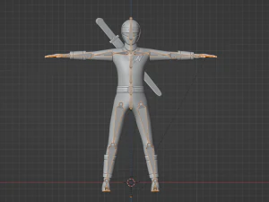 Black Aquitian Ranger - Mighty Morphin Alien Rangers 3D Model