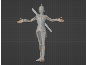 White Aquitian Ranger - Mighty Morphin Alien Rangers Modelo 3D