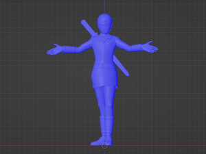 White Aquitian Ranger - Mighty Morphin Alien Rangers Modelo 3D