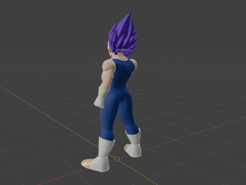 Ultra Ego Vegeta - Dragonball Super 3D 模型