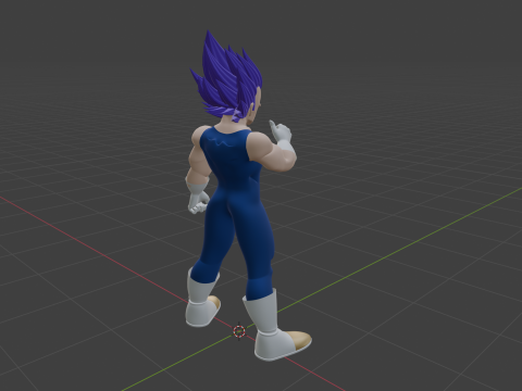 Ultra Ego Vegeta - Dragonball Super 3D 模型
