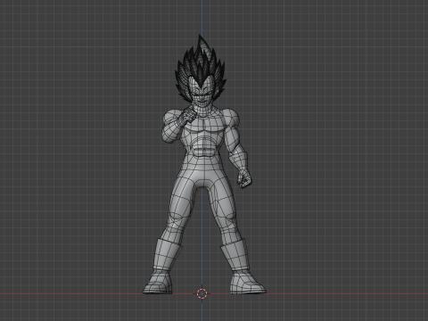 Ultra Ego Vegeta - Dragonball Super 3D 模型