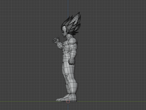 Ultra Ego Vegeta - Dragonball Super 3D 模型