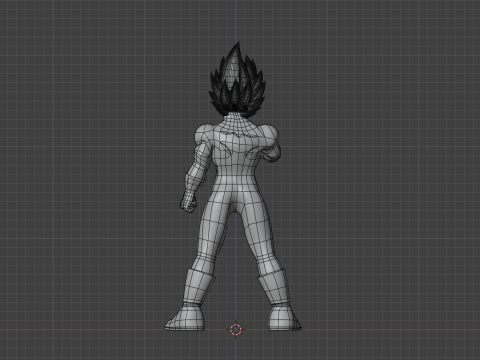 Ultra Ego Vegeta - Dragonball Super 3D 模型