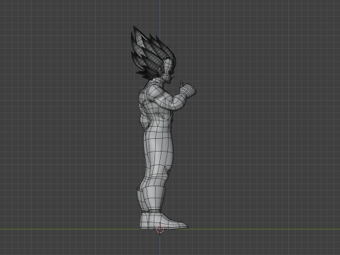 Ultra Ego Vegeta - Dragonball Super 3D 模型