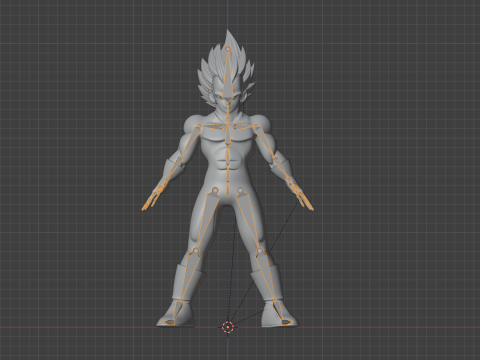 Ultra Ego Vegeta - Dragonball Super 3D 模型