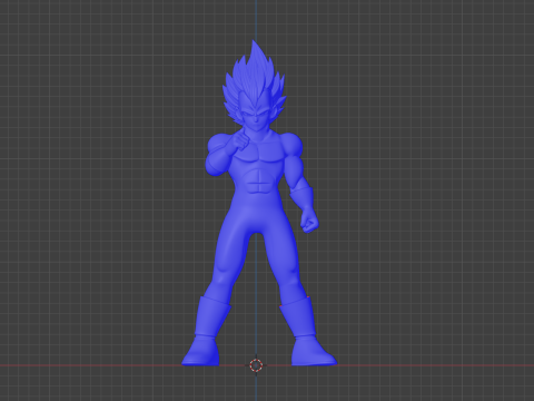 Ultra Ego Vegeta - Dragonball Super 3D 模型