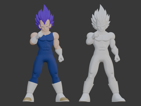 Ultra Ego Vegeta - Dragonball Super 3D 模型