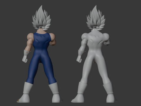 Ultra Ego Vegeta - Dragonball Super 3D 模型