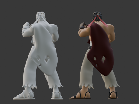 Ryu - Street Fighter Modèle 3D
