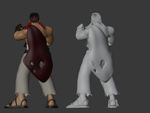 Ryu - Street Fighter Modèle 3D