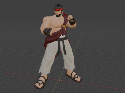 Ryu - Street Fighter Modèle 3D