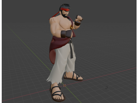 Ryu - Street Fighter Modèle 3D