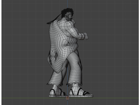 Ryu - Street Fighter Modèle 3D