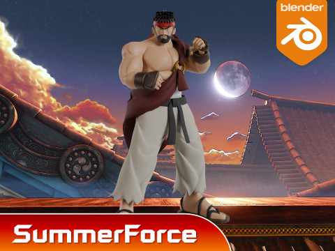 Ryu - Street Fighter Modèle 3D