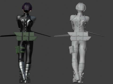Soshiro Hoshina - Kaiju no8 Model 3D
