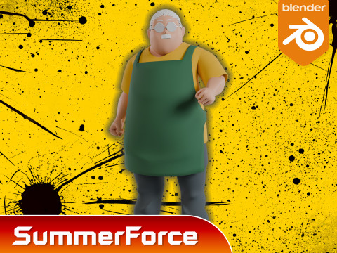 Taro Sakamoto - Sakamoto days 3D Model