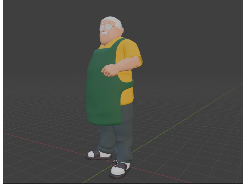 Taro Sakamoto - Sakamoto days 3D Model
