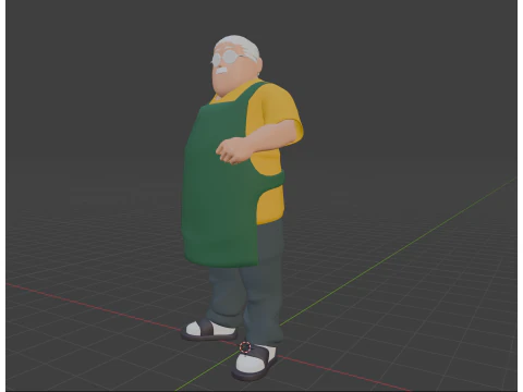 Taro Sakamoto - Sakamoto days 3D Model