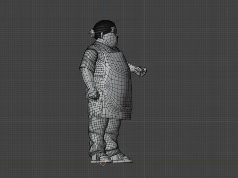 Taro Sakamoto - Sakamoto days 3D Model