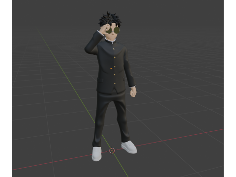 Okarun - Dandadan 3D Model