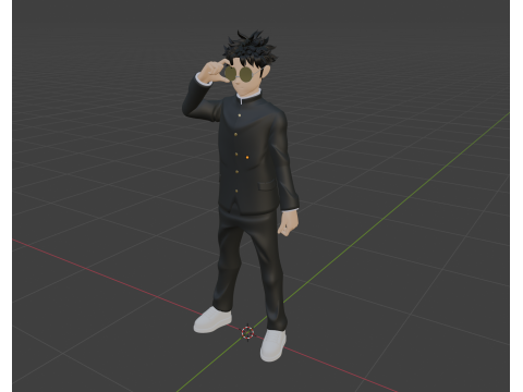 Okarun - Dandadan 3D Model