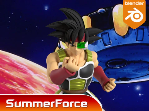 Bardock - Dragonball Z 3D Model